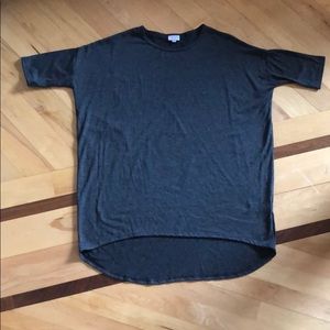 Lularoe gray short sleeve shirt